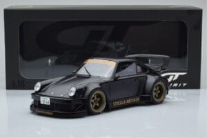 Porsche 911 964 RWB Stella Artois Svart GT Spirit 1:18 GT421 Resin — bild 6 av 6