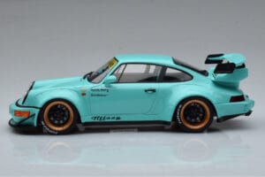 Porsche 911 964 RWB Tiffany Blå GT Spirit 1:18 GT875 Resin — bild 3 av 6