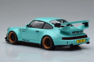 Porsche 911 964 RWB Tiffany Blå GT Spirit 1:18 GT875 Resin — bild 5 av 6