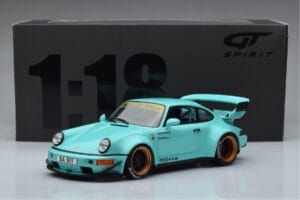 Porsche 911 964 RWB Tiffany Blå GT Spirit 1:18 GT875 Resin — bild 6 av 6