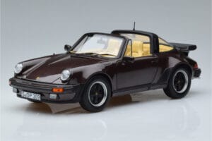Porsche 911 964 Turbo Targa Brun Norev 1:18 187665 Metall
