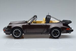 Porsche 911 964 Turbo Targa Brun Norev 1:18 187665 Metall — bild 5 av 8