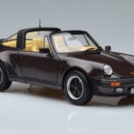 Porsche 911 964 Turbo Targa Brun Norev 1:18 187665 Metall - image 6 of 8