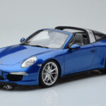 Porsche 911 991 4S Targa Blå GT Spirit 1:18