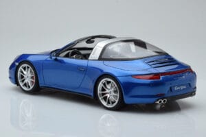 Porsche 911 991 4S Targa Blå GT Spirit 1:18 GT037 Resin — bild 4 av 5
