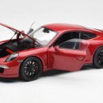 Porsche 911 991 Carrera GTS Carmine Röd Schuco 1:18 450039000 - image 2 of 8