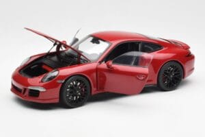 Porsche 911 991 Carrera GTS Carmine Röd Schuco 1:18 450039000 Metall — bild 2 av 8