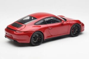 Porsche 911 991 Carrera GTS Carmine Röd Schuco 1:18 450039000 Metall — bild 3 av 8