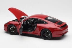 Porsche 911 991 Carrera GTS Carmine Röd Schuco 1:18 450039000 Metall — bild 5 av 8