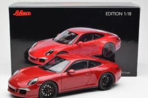 Porsche 911 991 Carrera GTS Carmine Röd Schuco 1:18 450039000 Metall — bild 8 av 8