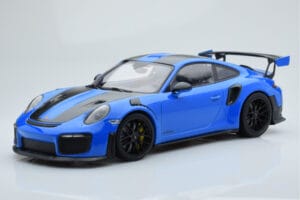Porsche 911 GT2 RS 991.2 Weissach Package Blå Svarta Magnesiumfälgar Minichamps 1:18 153068316