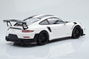 Porsche 911 GT2 RS 991.2 Weissach Package Vit Svarta Magnesiumfälgar Minichamps 1:18 153068309 Metall — bild 2 av 6