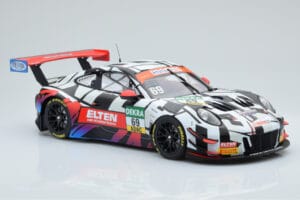Porsche 911 GT3 R Iron Force by Ring Police #69 J. van Slooten / L. Luhr ADAC GT Masters 2018 Minichamps 1:18 153186969 Metal — bild 3 av 5