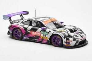 Porsche 911 991.2 GT3 R #69 Team Iron Force Racing Ring Police L. Luhr / J. Slooten ADAC GT Masters 2019 Minichamps 1:18 1531 — bild 6 av 6