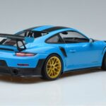 Porsche 911 991.2 GT3 RS Weissach Package Miami Blå Guldfälgar Minichamps 1:18 153068310 Metall - image 2 of 6