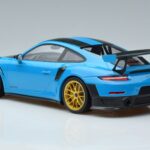 Porsche 911 991.2 GT3 RS Weissach Package Miami Blå Guldfälgar Minichamps 1:18 153068310 Metall - image 5 of 6