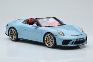 Porsche 911 991.2 Speedster Meissen Blå GT Spirit 1:18 GT408 Resin — bild 4 av 6