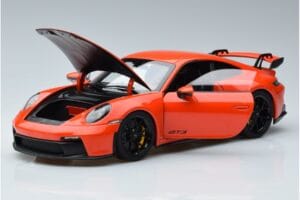 Porsche 911 992 GT3 Orange Norev 1:18 187300 Metall — bild 2 av 7