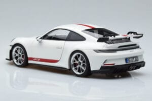 Porsche 911 992 GT3 Vit Norev 1:18 187306 Metall — bild 6 av 7