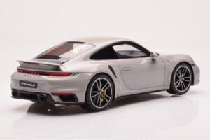Porsche 911 992 Turbo S Crayon Grå GT Spirit 1:18 GT431 Resin — bild 2 av 6