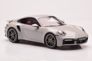 Porsche 911 992 Turbo S Crayon Grå GT Spirit 1:18 GT431 Resin — bild 4 av 6