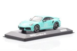 Porsche 911 992 Turbo S Mint Grön Minichamps 1:43 WAP0209070N003 Metall — bild 2 av 4