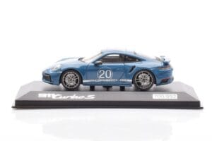 Porsche 911 992 Turbo S Oslo Blå Minichamps 1:43 WAP0209050N001