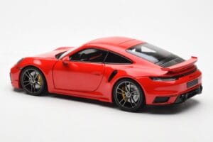 Porsche 911 992 Turbo S Sport Design Röd Minichamps 1:18 113069078 Metall — bild 7 av 8