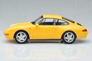Porsche 911 993 Carrera Gul Norev 1:18 187596 Metall — bild 3 av 6