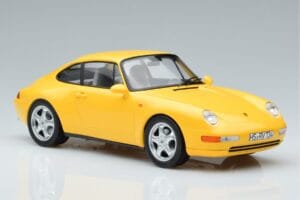Porsche 911 993 Carrera Gul Norev 1:18 187596 Metall — bild 4 av 6
