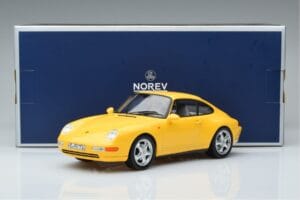 Porsche 911 993 Carrera Gul Norev 1:18 187596 Metall — bild 6 av 6