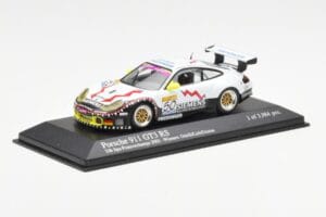 Porsche 911 996 GT3 RS Siemens #50 M. Ortelli / M. Lieb / R. Dumas 24 Hours of Spa 2003 Winners Minichamps 1:43 400036950 Met — bild 2 av 4