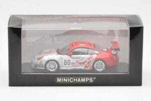 Porsche 911 996 GT3 RSR Flying Lizard #80 S. Neiman / J. Pechnik / J. Van Overbeek GT2 Class 24 Hours of Le Mans 2005 Minicha — bild 4 av 4