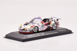 Porsche 911 997 GT3 Cup #124 Mattheus / Geoffroy / Vanbellingen / Fumal 24 Hours of Spa 2005 Minichamps 1:43 400056224 Metall — bild 2 av 4