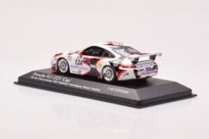Porsche 911 997 GT3 Cup #124 Mattheus / Geoffroy / Vanbellingen / Fumal 24 Hours of Spa 2005 Minichamps 1:43 400056224 Metall — bild 3 av 4