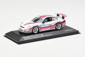 Porsche 911 997 GT3 Cup #56 M. Snow IMSA GT3 Challenge 2008 Minichamps 1:43 400086456 Metall — bild 2 av 4