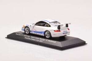 Porsche 911 997 GT3 Cup #3 Team Araxa Racing R. Westbrook Porsche Carrera Cup 2007 Minichamps 1:43 WAP02012318VKK Metall — bild 3 av 4