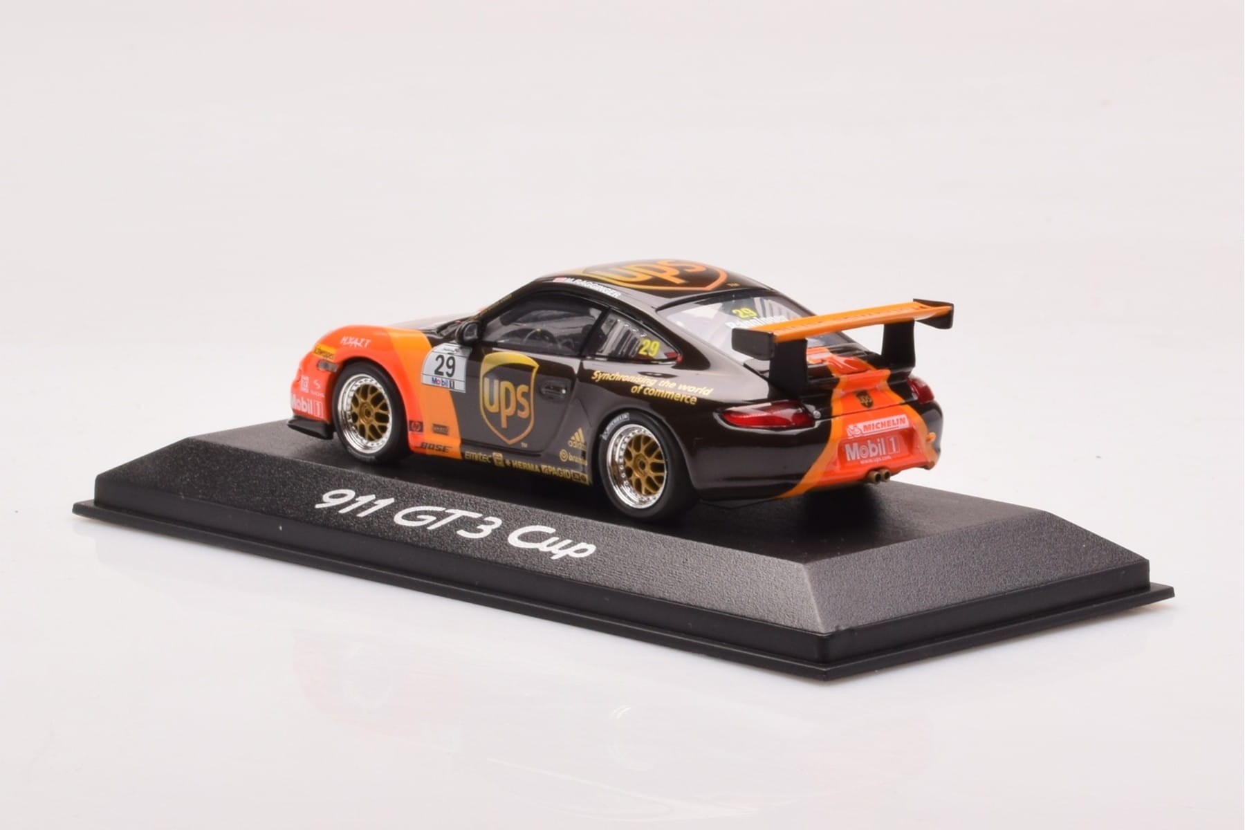 Porsche 911 997 GT3 Cup #29 UPS M. Ragginger 2007 Minichamps 1:43 WAP02012118 Metall — bild 3 av 4