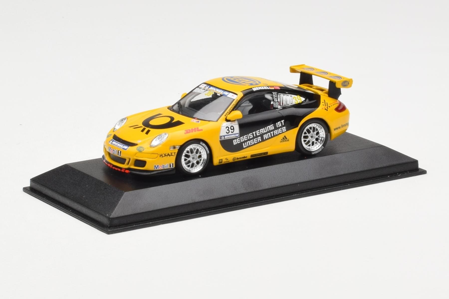Porsche 911 997 GT3 Cup Tolimit Motorsport #39 Menzel Porsche Supercup 2007 Minichamps 1:43 400066439 Metall — bild 2 av 4