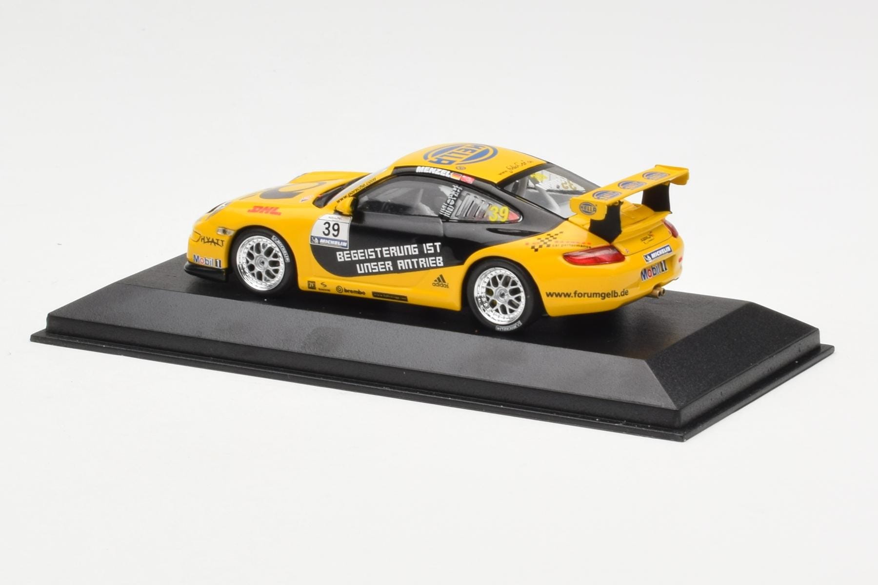 Porsche 911 997 GT3 Cup Tolimit Motorsport #39 Menzel Porsche Supercup 2007 Minichamps 1:43 400066439 Metall — bild 3 av 4