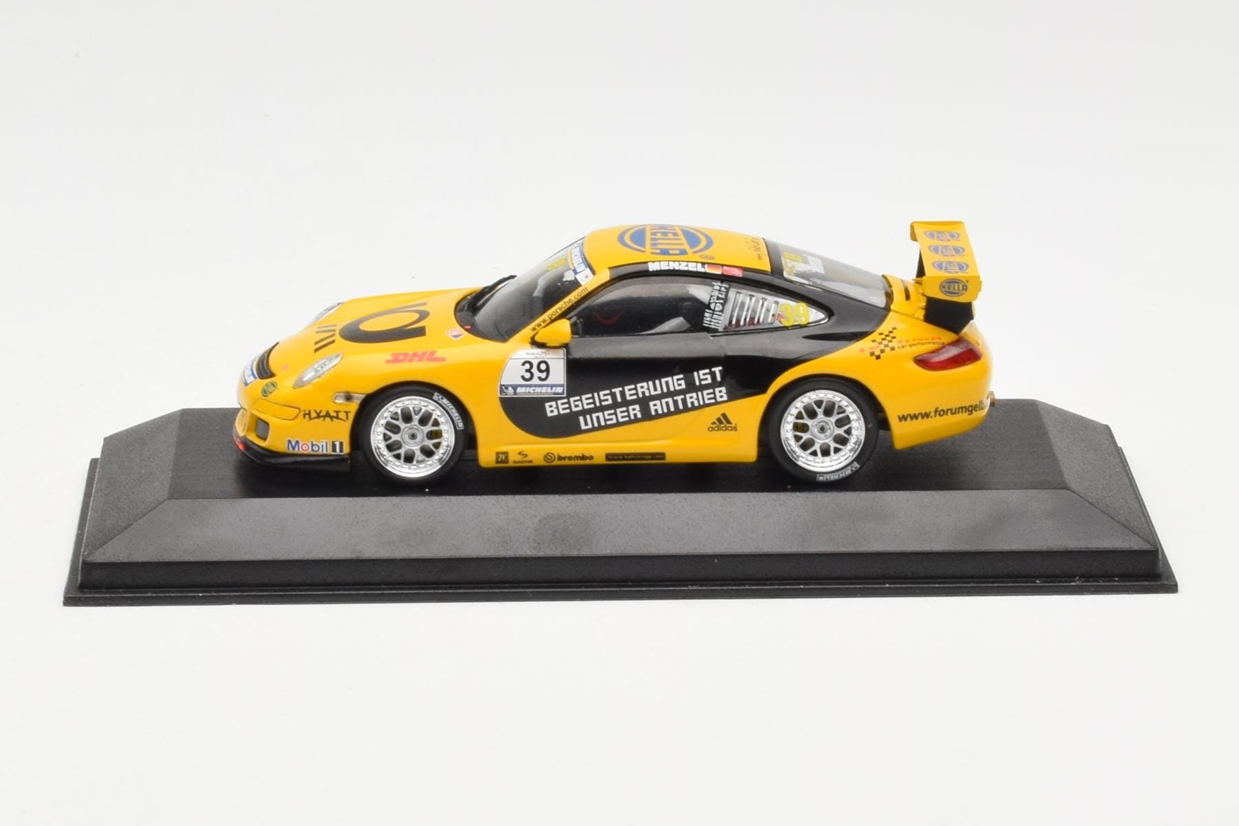 Porsche 911 997 GT3 Cup Tolimit Motorsport #39 Menzel Porsche Supercup 2007 Minichamps 1:43 400066439 Metall