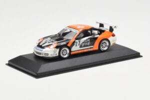 Porsche 911 997 GT3 Cup Noble Group #6 D. Watts Carrera Cup GB 2009 Minichamps 1:43 400076409 Metall — bild 2 av 4