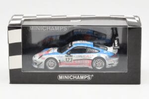 Porsche 911 997 GT3 R Cybernet #123 Fumal / Thiry / Rosenlad / Lefort 24 Hours of Spa 2011 Minichamps 1:43 400118923 Metall — bild 4 av 4