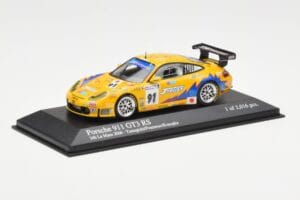 Porsche 911 997 GT3 RS T2M #91 Yamagishi / Fournoux / Konopka 24 Hours of Le Mans 2006 Minichamps 1:43 400066991 Metall — bild 2 av 4