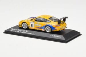 Porsche 911 997 GT3 RS T2M #91 Yamagishi / Fournoux / Konopka 24 Hours of Le Mans 2006 Minichamps 1:43 400066991 Metall — bild 3 av 4