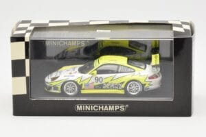 Porsche 911 997 GT3 RSR Krohn Racing #90 J. Bergmeister / T. Jonsson / T. Krohn 24 Hours of Le Mans 2006 Minichamps 1:43 4000 — bild 4 av 4