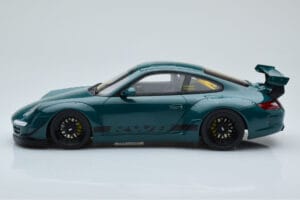 Porsche 911 997 RWB Syunkashuto Grön GT Spirit 1:18 GT896 Resin — bild 3 av 6
