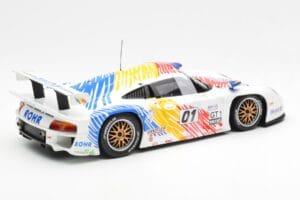 Porsche 911 GT1 #1 A. McNish / R. Sullivan / U. Alzen Rohr Motorsport Daytona 24 Hours 1998 UT Models 1:18 39611 Metall — bild 2 av 6