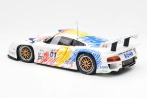 Porsche 911 GT1 #1 A. McNish / R. Sullivan / U. Alzen Rohr Motorsport Daytona 24 Hours 1998 UT Models 1:18 39611 Metall — bild 5 av 6