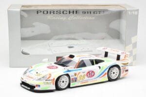 Porsche 911 GT1 #38 T. Boutsen / M. Kelleners 24 Hours of Le Mans 1998 UT Models 1:18 39817 Metall — bild 6 av 6